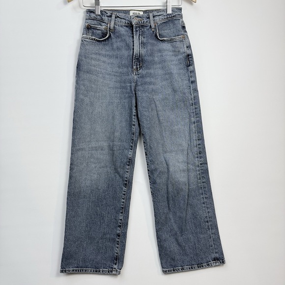 Agolde Denim - AGOLDE Harper Crop Jeans 25 High Rise Straight Leg Denim $198